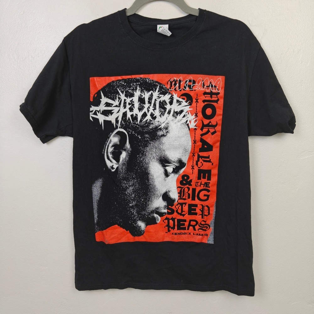 Kendrick Lamar Mens Mr. Morale & The Big Steppers Tour Tee Medium Black Graphic
